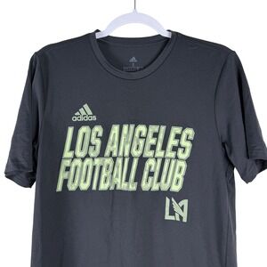 NWT Adidas LAFC Los Angeles Football Club Mens Black AEROREADY T-Shirt Size S